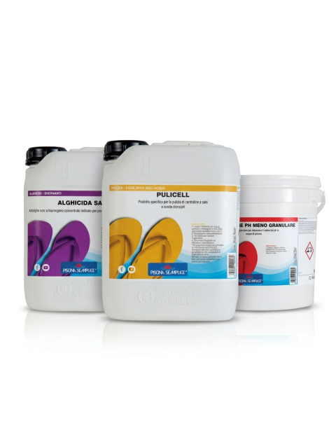 KIT MANTENIMENTO PISCINA A SALE - FINO A 50M³