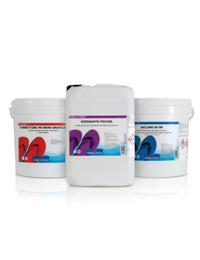 KIT CHIUSURA INVERNALE PISCINA - FINO A 100M³