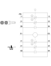3SE5322-0SD22 SIEMENS Commutatore di posizione 1NO/2NC Azione Lenta