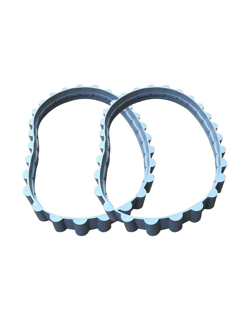 SET CINGOLO LARGO (2PZ) PER MOZZO CON TRAZIONE A CINGHIA
