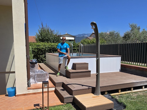 piscina fuori terra acciaio